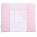 Повивальный матрас Baby Veres (72*80) "Velour Lignt pink" - без сменной пеленки