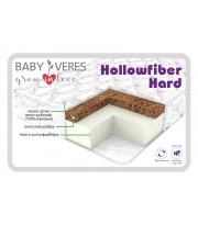 Матрас Baby Veres "Hollowfiber Hard" 120'60'11 см, шт - 120х60х11см - 11см