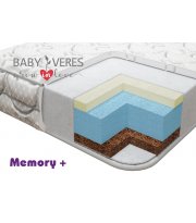 Матрац Baby Veres Memory+ (підлітковий матрац 18см) - 200х180х18см - 18 см