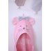 Пеленка для купания Baby Veres "Mouse pink" 80*120