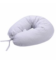 Подушка для годування Baby Veres"Soft white-grey" (165*70)