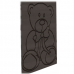 Шафа Верес №2 МДФ різьба ведмедик (колір: горіх)