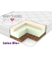 Матрас Baby Veres "Latex bio+" (матрас для новорожденных с дышащим эффектом) – 120х60х10см – 10 см