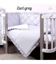 Постільний комплект Baby Veres "Macaroon Earl grey" (6од.) - змінна постіль молочна/біла (+780)