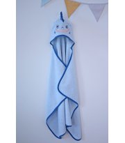 Пелюшка для купання Baby Veres "Shark blue" 80*120
