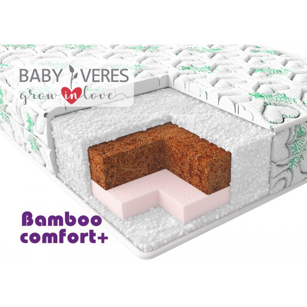 Матрац Baby Veres Bamboo comfort+ ( підлітковий матрац 10см) - 200х90х10см - 10 см