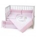 Постільний комплект Baby Veres "Flamingo pink" (6од.) - Змінний постільній комплект універсальний рожевий 3 од. 110*90 (+573грн.)