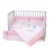 Постільний комплект Baby Veres "Flamingo pink" (6од.) - Змінний постільній комплект універсальний рожевий 3 од. 110*90 (+573грн.)