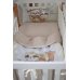 Постельный комплект Baby Veres "Lazy sloth New" (6ед.) - сменная постель молочная/белая (+780)